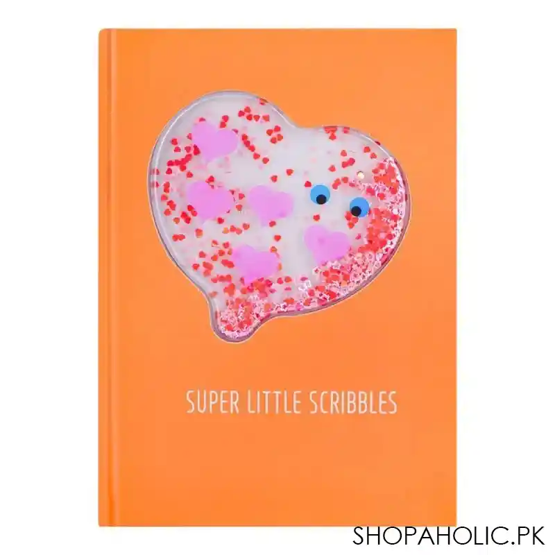 children's diary, super little scribbles, orange, fd 02 image2