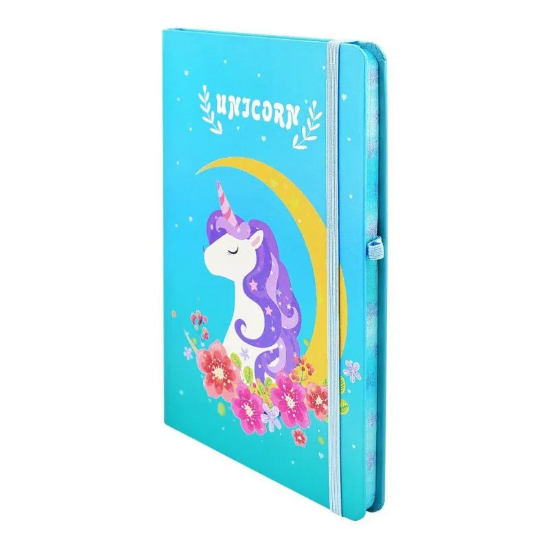 children's diary, unicorn/blue, fd 06 main image