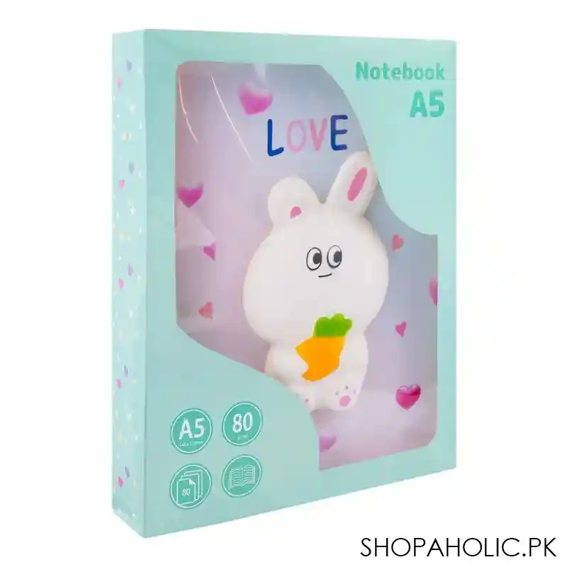 children's notepad a5, bunny, fd 04 main image