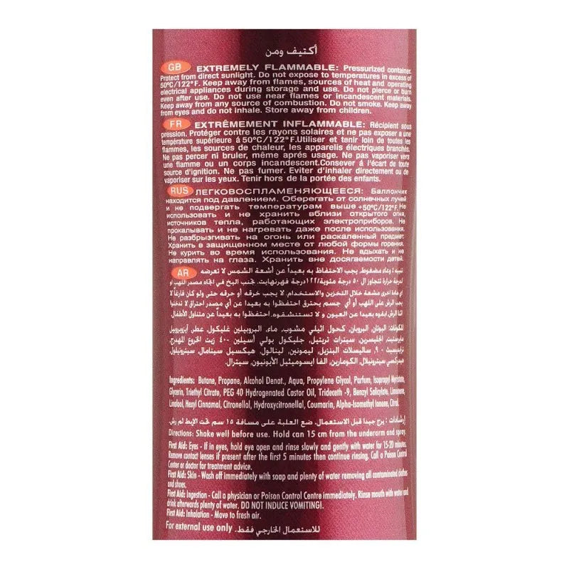 chris adams active woman pour femme deodorant body spray, for women, 200ml image3