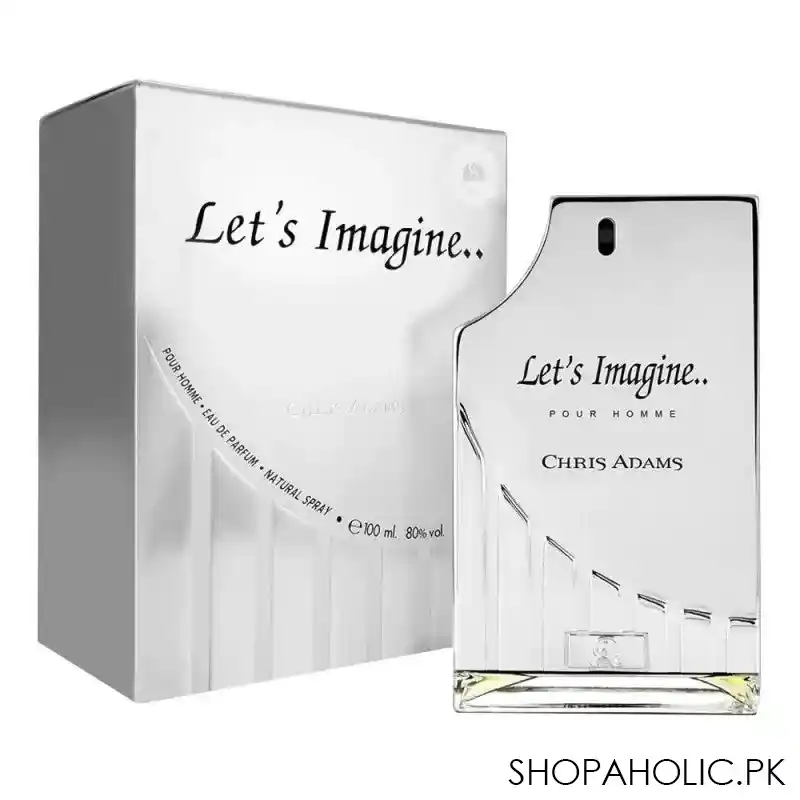 chris adams let&#039;s imagine pour homme eau de parfum, for men, 100ml main image