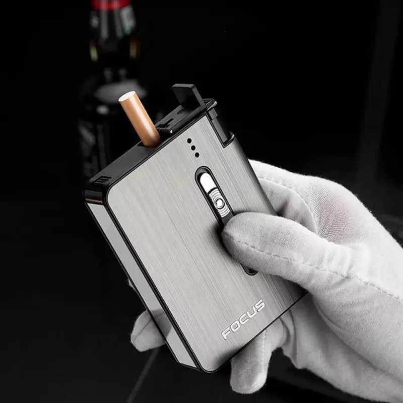 cigarette case dispenser with refillable lighter image4