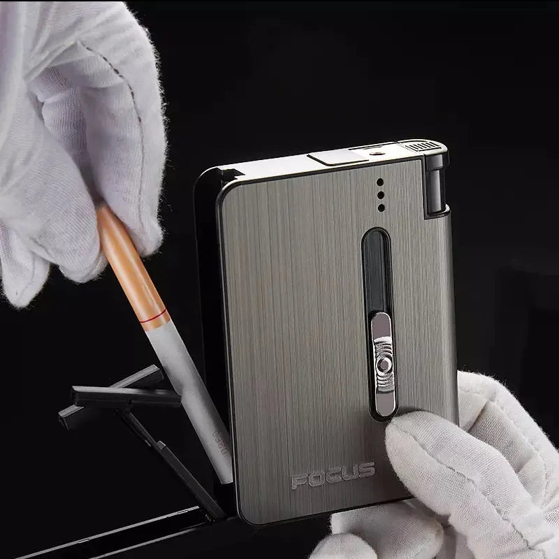 cigarette case dispenser with refillable lighter image5