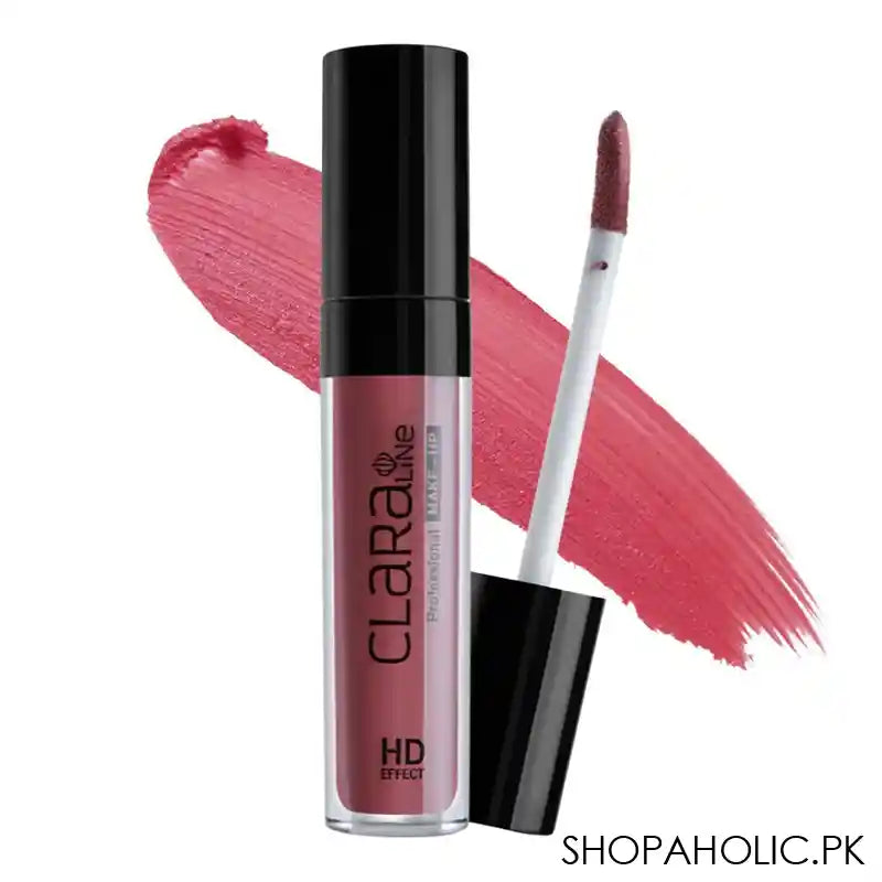 Claraline Professional HD Effect Kiss Proof Matte Lip Cream, 406 - Main Image