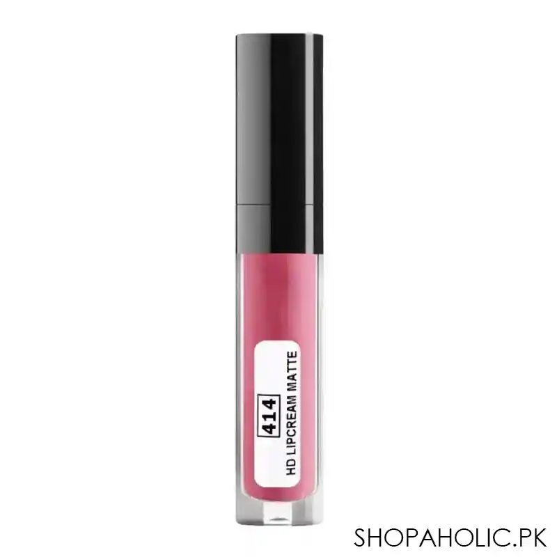 claraline professional hd effect kiss proof matte lip cream, 414 image4