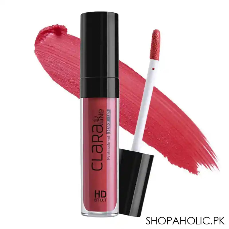 Claraline Professional HD Effect Kiss Proof Matte Lip Cream, 416 - Main Image