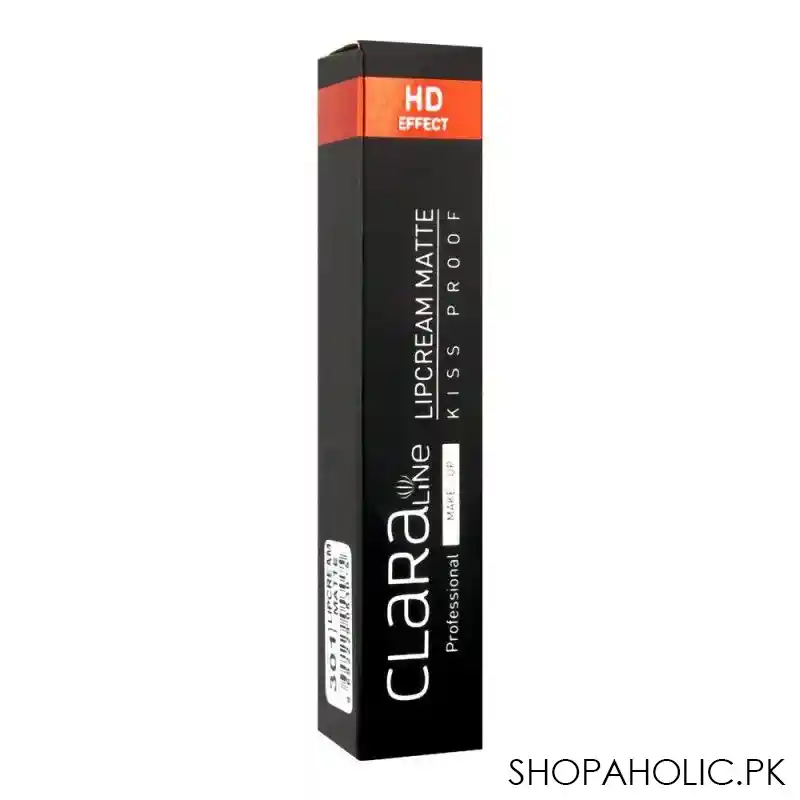 claraline professional hd effect kiss proof matte lipcream, 301 image4