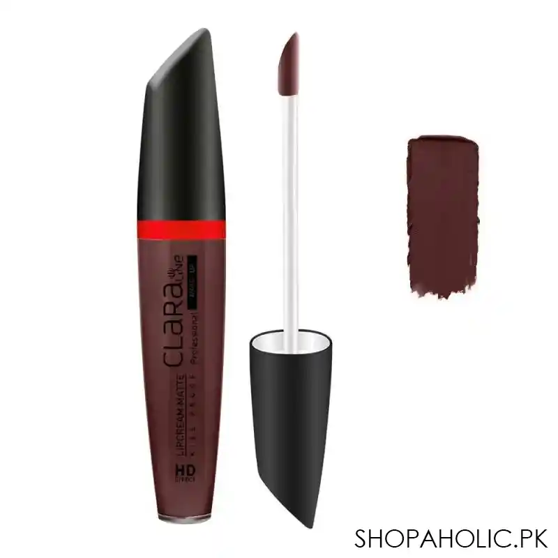 claraline professional hd effect kiss proof matte lipcream, 302 main image