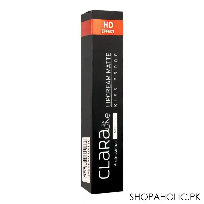 claraline professional hd effect kiss proof matte lipcream, 305 image4