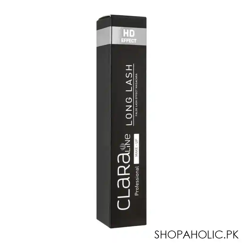 claraline professional hd effect long lash false lash effect mascara, black image2