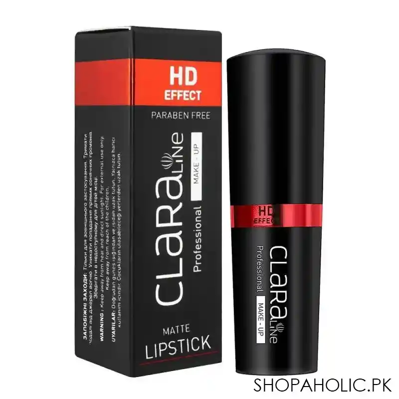 claraline professional hd effect matte lipstick, 453 image3