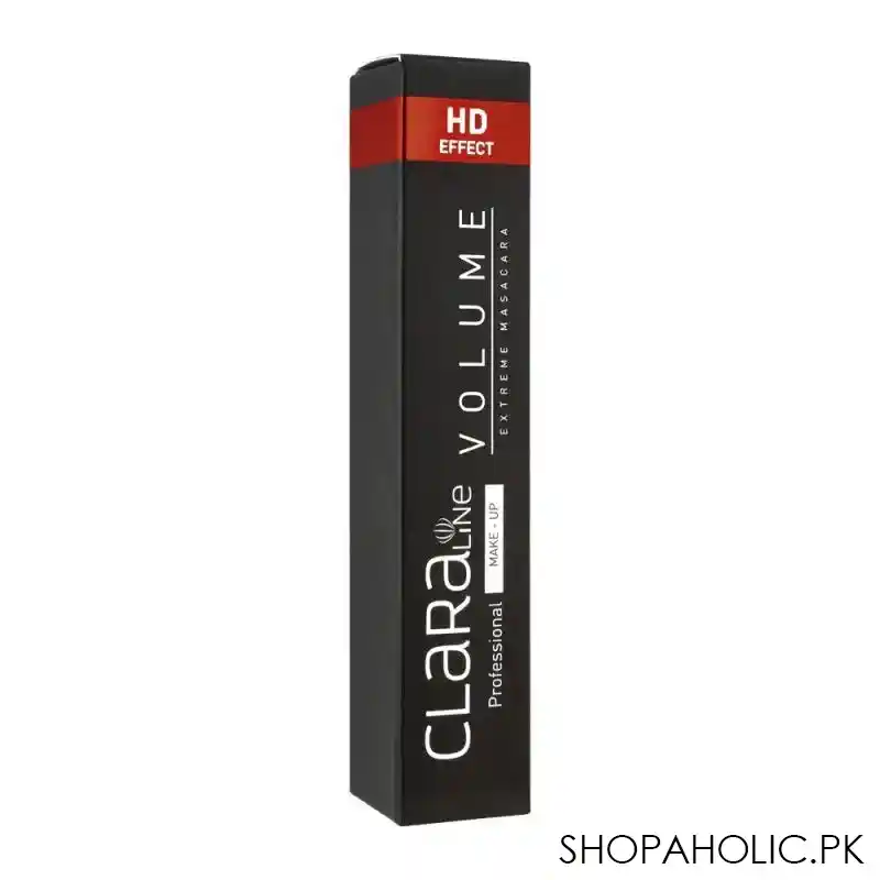 claraline professional hd effect volume extreme mascara, black image2