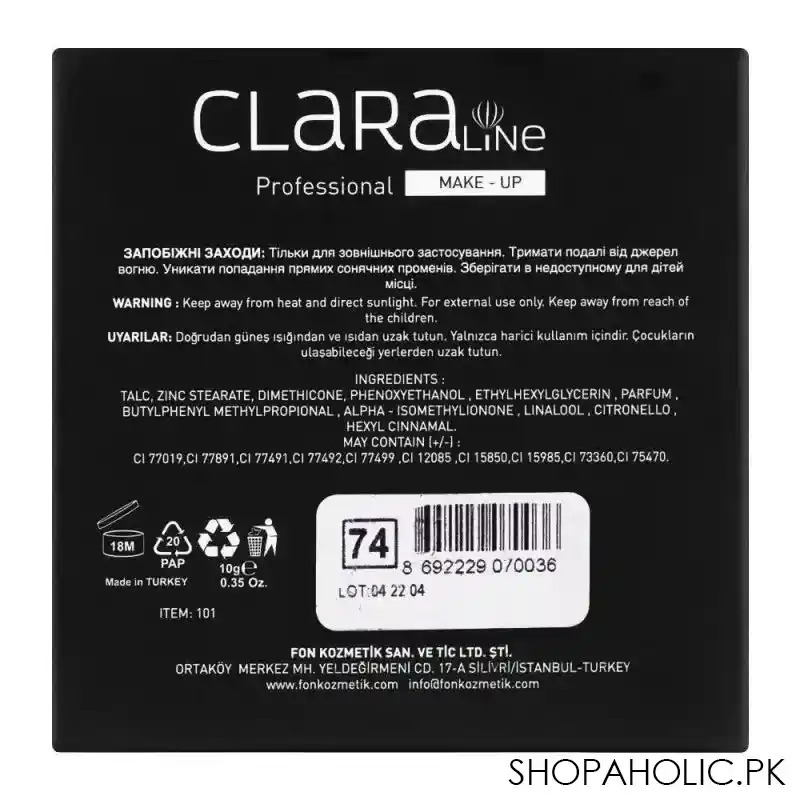 claraline professional high definition compact blusher 74 image3