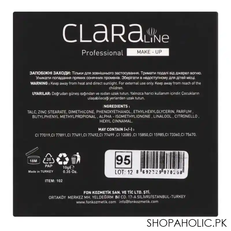 claraline professional high definition compact powder, 95 image4