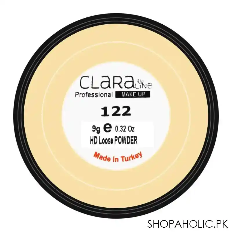 claraline professional make up hd loose powder, 122 image2