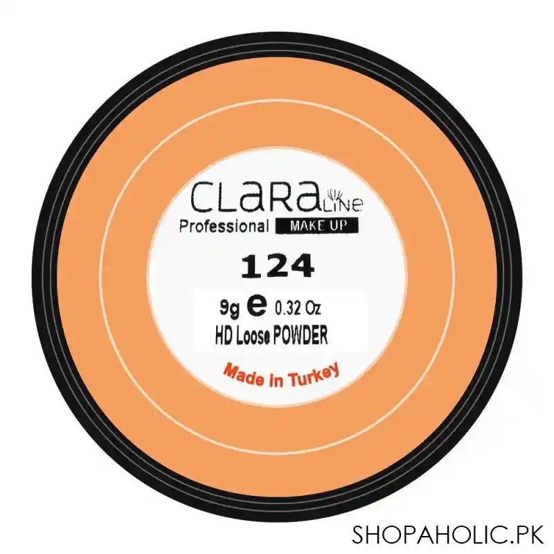 claraline professional make up hd loose powder, 124 image2