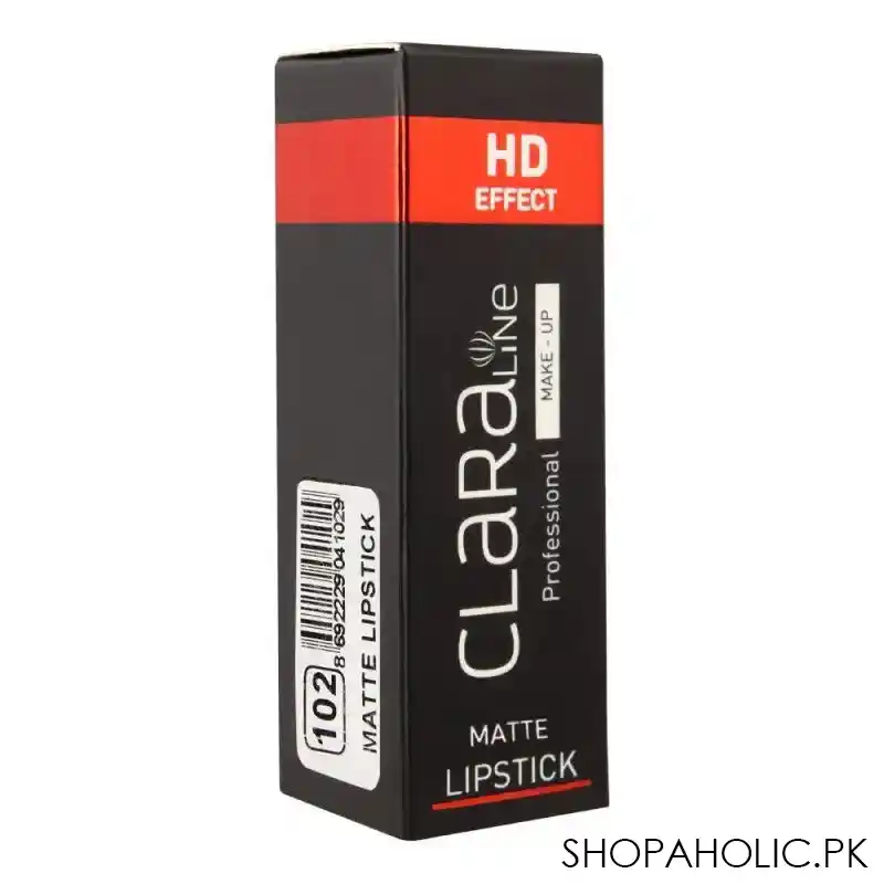 claraline professional matte lipstick, 102 image3