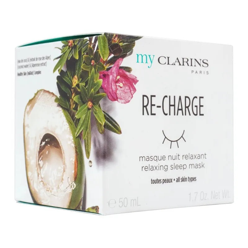 clarins my clarins re charge relaxing sleep facial mask, 50ml image2