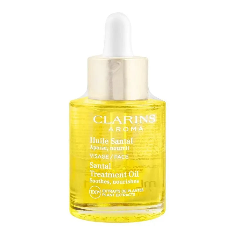 clarins paris aroma santal dry skin treatment oil, dry skin, 30ml main image