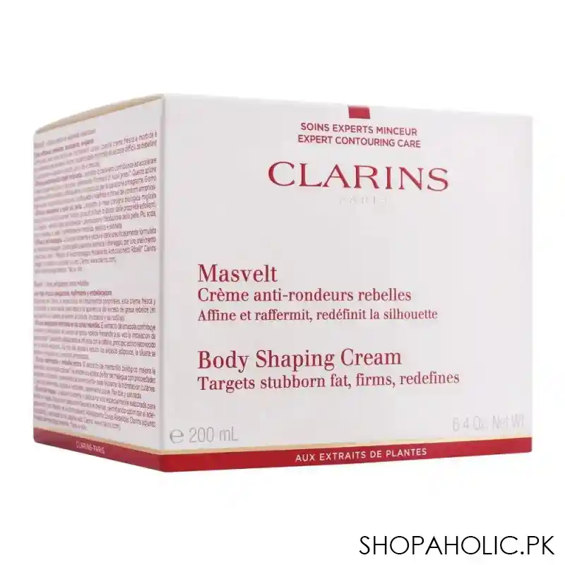 clarins paris body shaping cream, 200ml image2