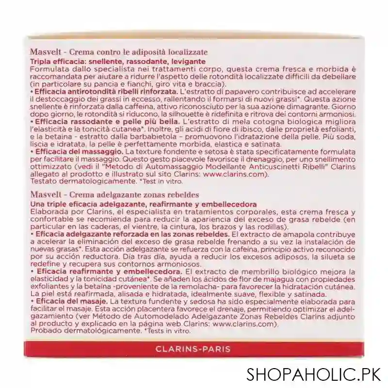 clarins paris body shaping cream, 200ml image5