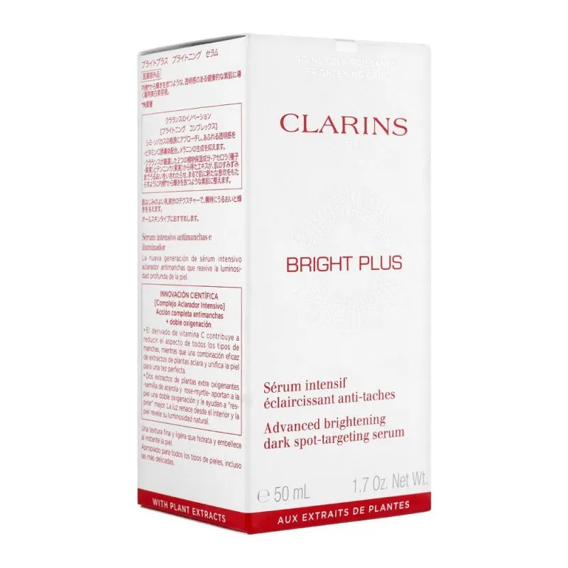 clarins paris bright plus dark spot targeting serum, 50ml image2