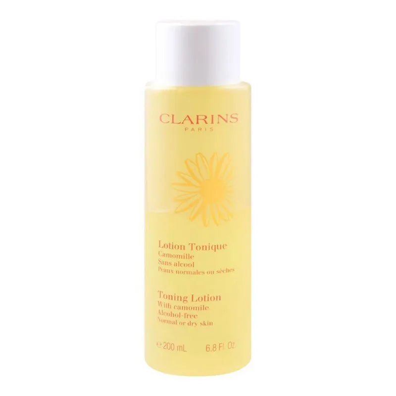 clarins paris camomile toning lotion, normal to dry skin, 200ml main image