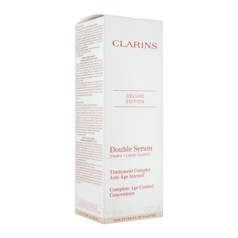 clarins paris double serum complete age control concentrate, 75ml image2