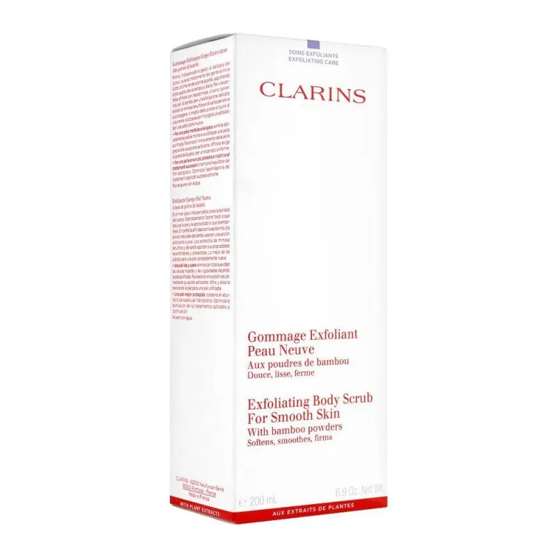 clarins paris exfoliating body scrub for smooth skin, 200ml image2