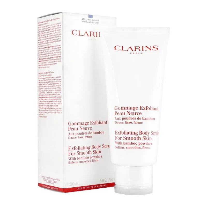 clarins paris exfoliating body scrub for smooth skin, 200ml main image