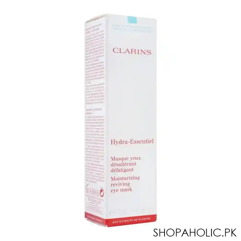 clarins paris hydra essentiel moisturizing reviving eye mask, 30ml image2