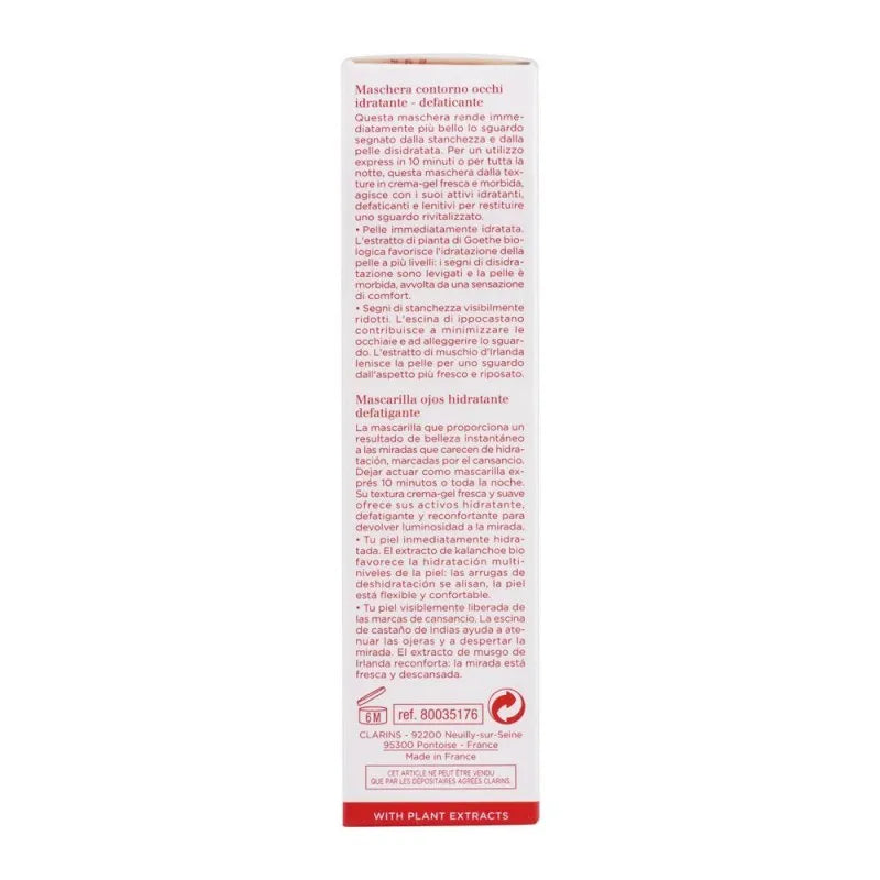 clarins paris hydra essentiel moisturizing reviving eye mask, 30ml image4