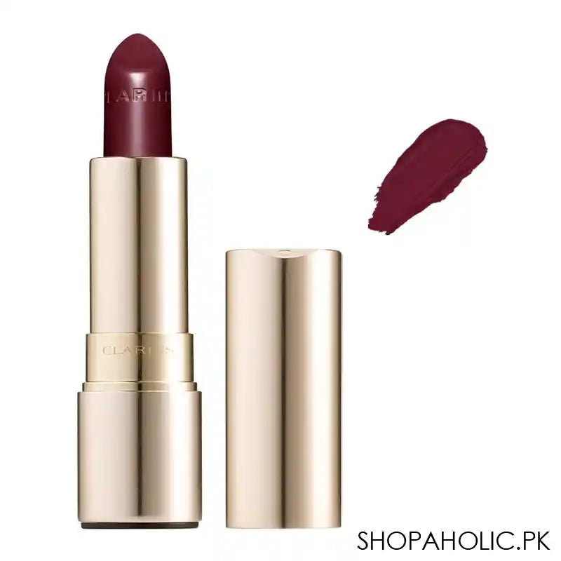 Clarins Paris Joli Rouge Moisturizing Long-Wearing Lipstick, 738 Royal Plum - Main Image