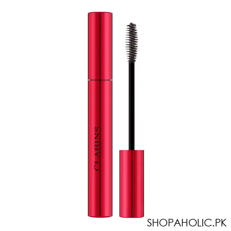 Clarins Paris Lash & Brow Double Fix Mascara, Waterproof, Enriched with Cranberry Oil - Main Image