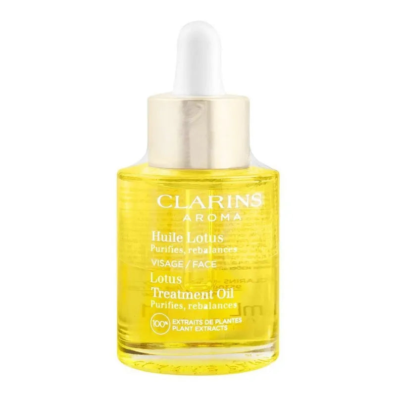 clarins paris lotus treatment oil, combination or oily skin, 30ml main image