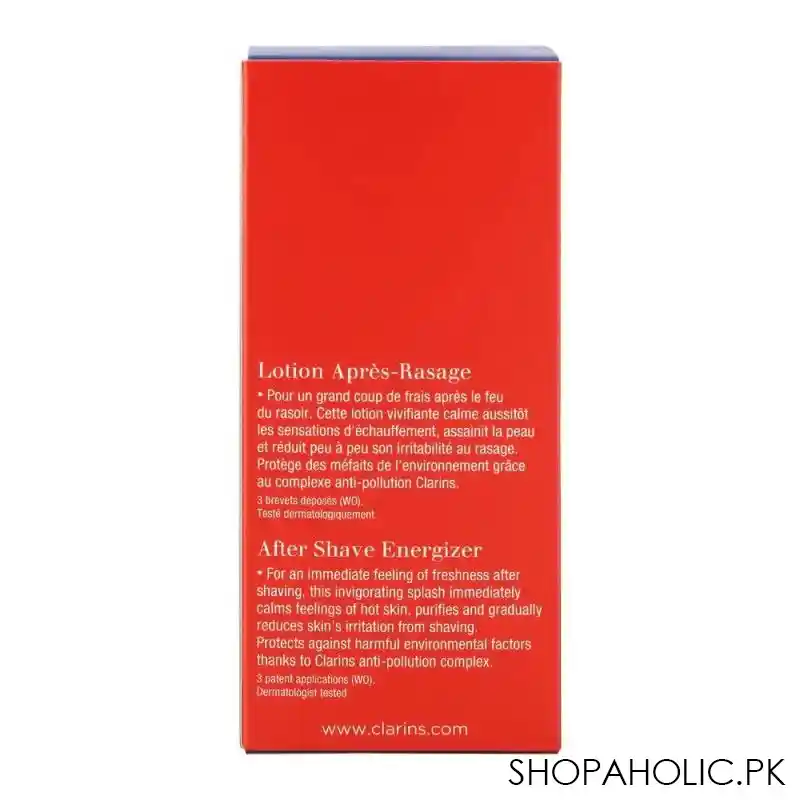 clarins paris men after shave energizer, 100ml image3