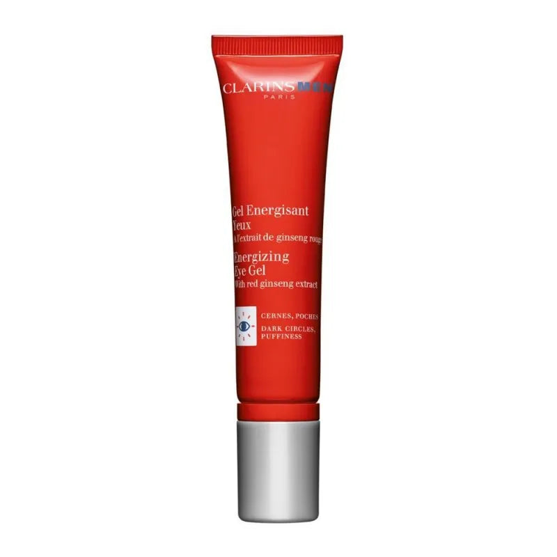 clarins paris men energizing eye gel, with red ginseng extract, 15ml main image