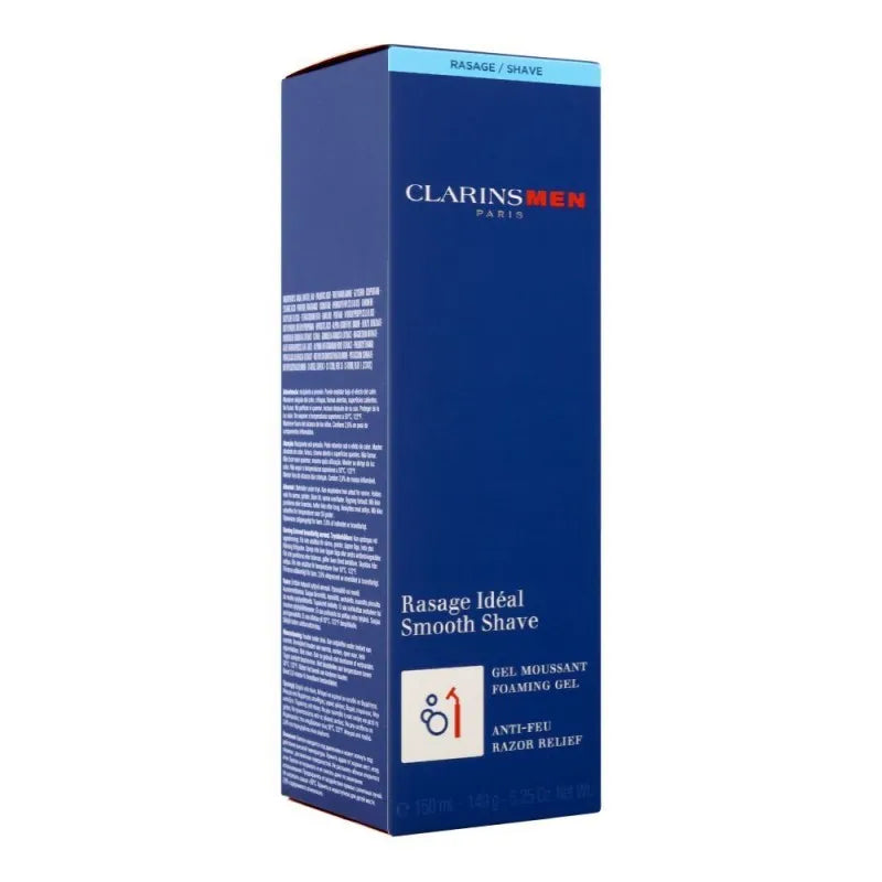 clarins paris men smooth shave foaming gel, 150ml image2