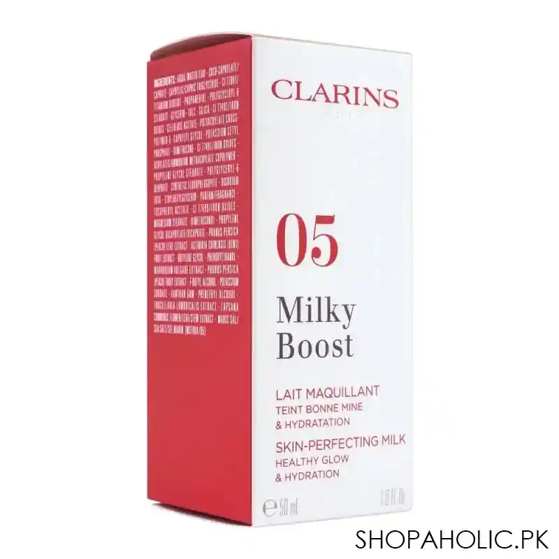 clarins paris milky boost skin perfecting milk, 05 milky sandalwood image2