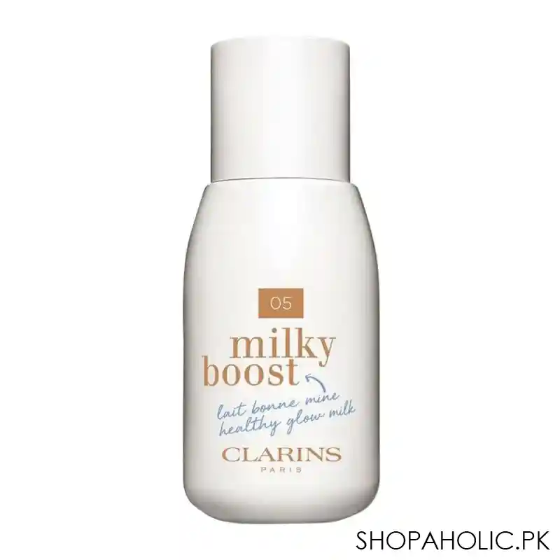 clarins paris milky boost skin perfecting milk, 05 milky sandalwood main image