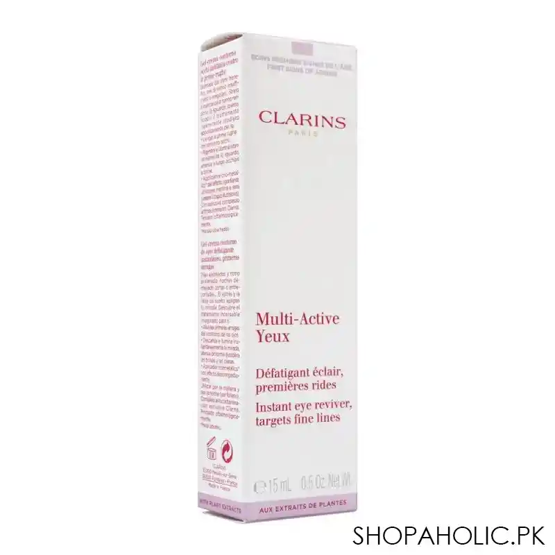 clarins paris multi active yeux instant eye reviver, 15ml image2