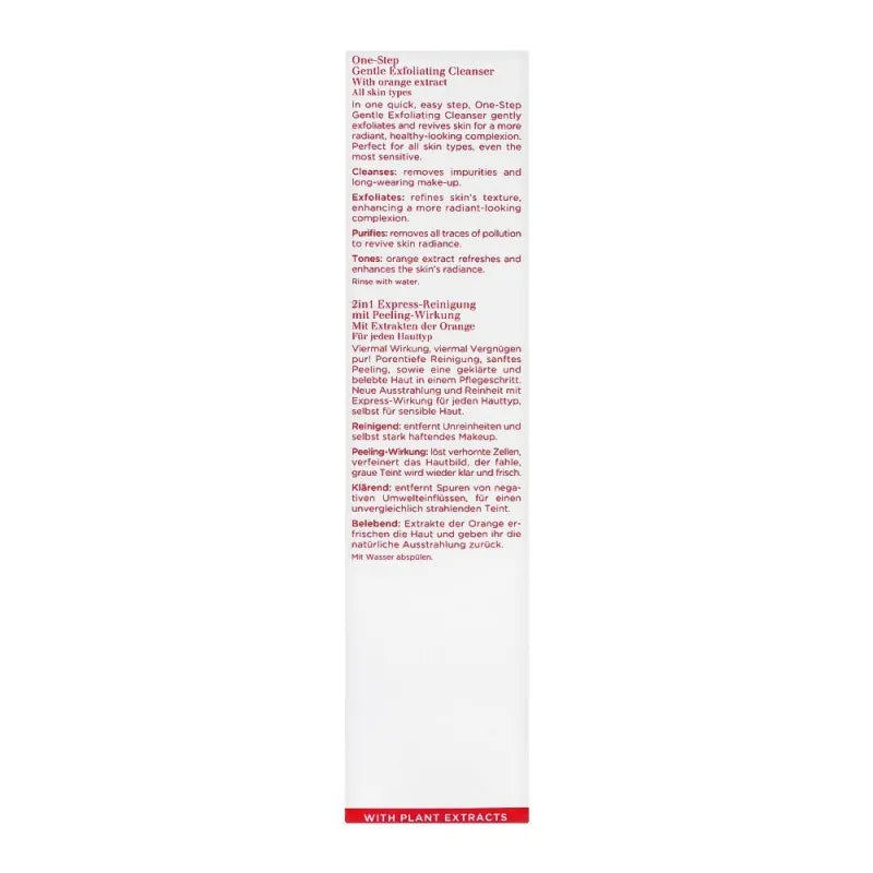 clarins paris one step gentle exfoliating cleanser, all skin types, 125ml image2