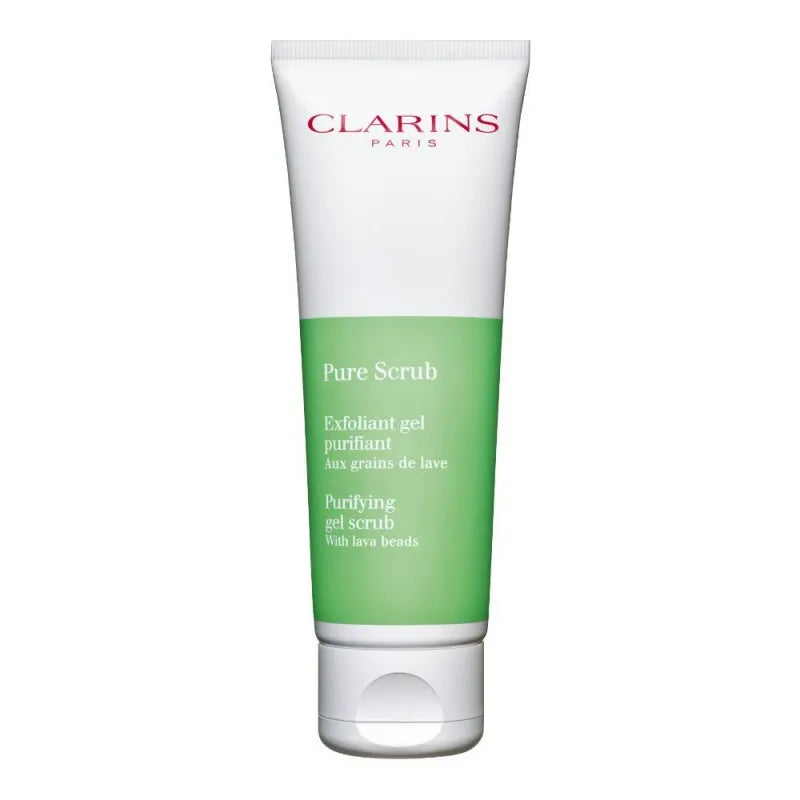 clarins paris pure scrub purifying gel scrub, with lava beads, 50ml main image