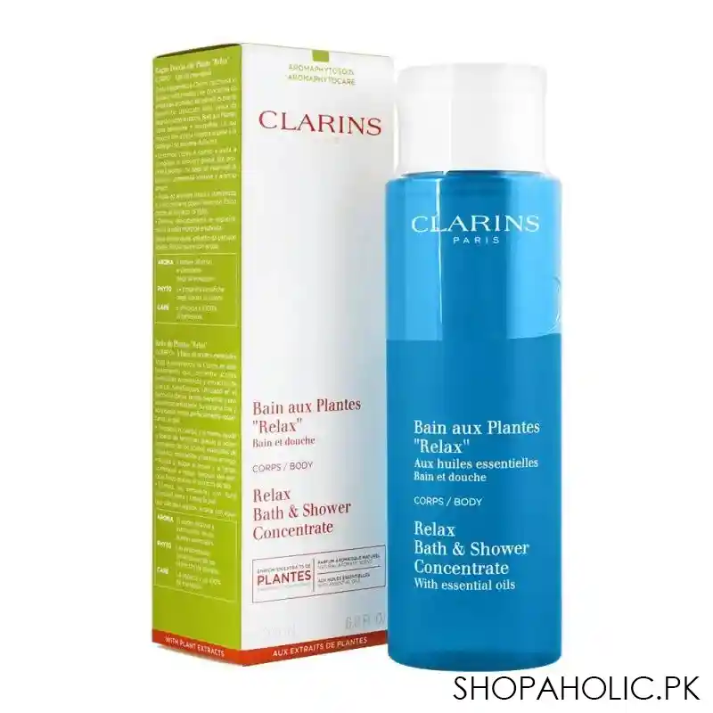 clarins paris relax bath & shower concentrate, 200ml main image