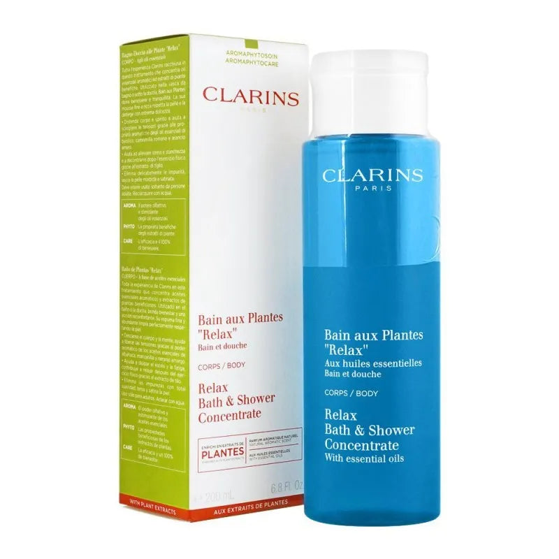 clarins paris relax bath & shower concentrate, 200ml main image