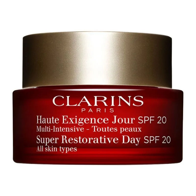 clarins paris super restorative day cream, spf 20, all skin types, 50ml main image