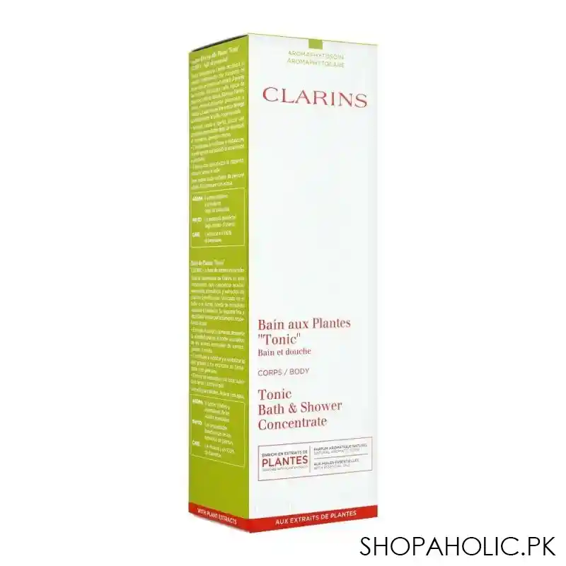 clarins paris tonic bath & shower concentrate, 200ml image2