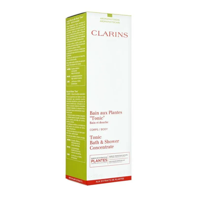 clarins paris tonic bath & shower concentrate, 200ml image2