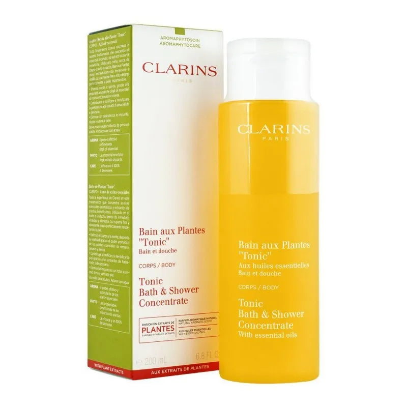 clarins paris tonic bath & shower concentrate, 200ml main image