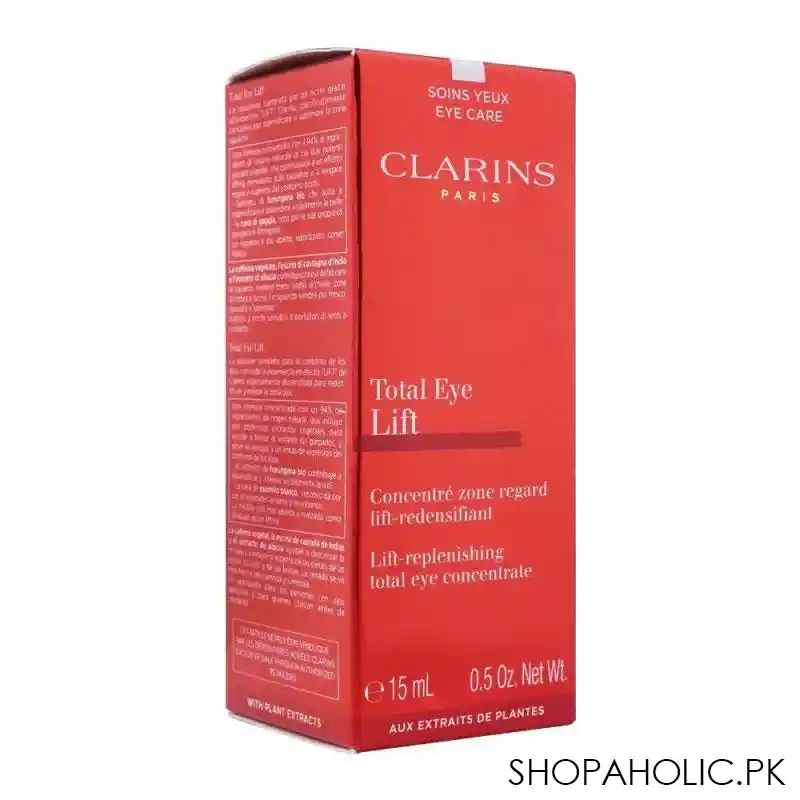 clarins paris total eye lift eye concentrate, 15ml image2